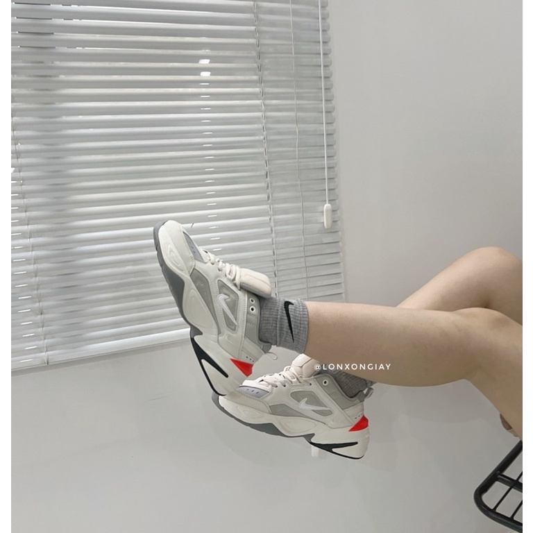 [ẢNH THẬT] GIÀY THỂ THAO M2k GÓT CAM