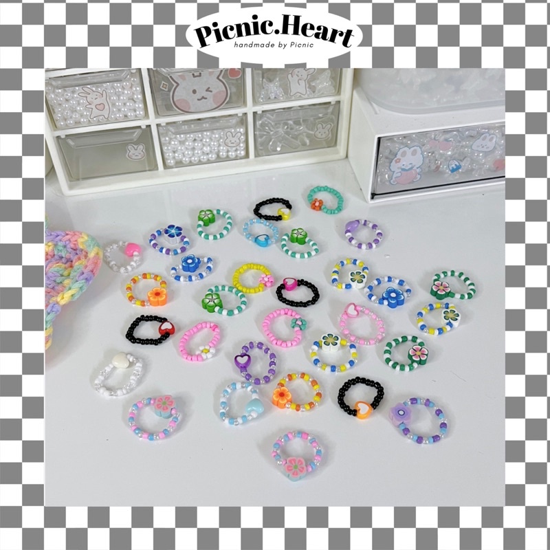 [ Rings ] { PHẦN 1 } Nhẫn CEREAL RINGS Hạt Cườm
