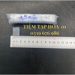 100 túi zip mini trong size 1,5cm x 2cm giá 29k loại dày, túi zip nhỏ, bì zip nhỏ, túi zipper