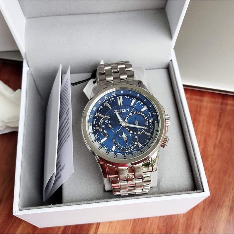 Đồng hồ nam CITI.ZEN WORLD TIME MEN'S WATCH DIAL BLUE &amp; RAY ... .