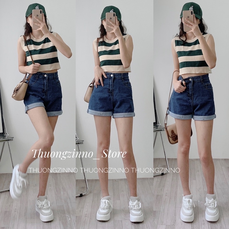 [Ảnh thật/Video]Quần sooc nữ sẵn gấu hàng đẹp chất lượng Quần đùi basic Hàn Quốc