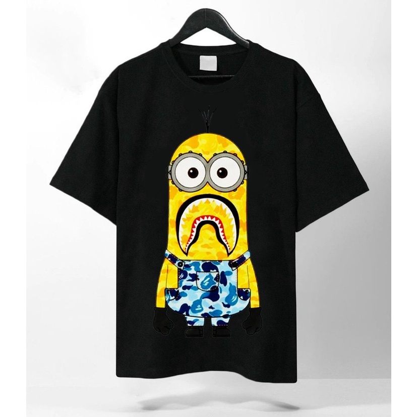 Tee Bape Minions Hàng Cao Cấp Cotton 100%