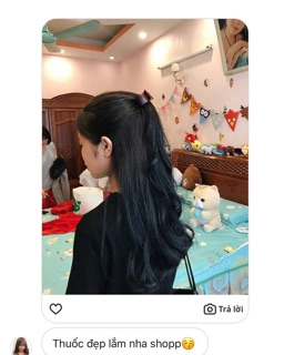 Thuốc nhuộm tóc màu xanh dương đen