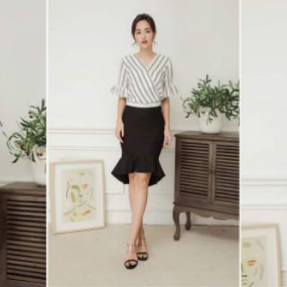 Chân váy mullet đuôi cá thanh lịch