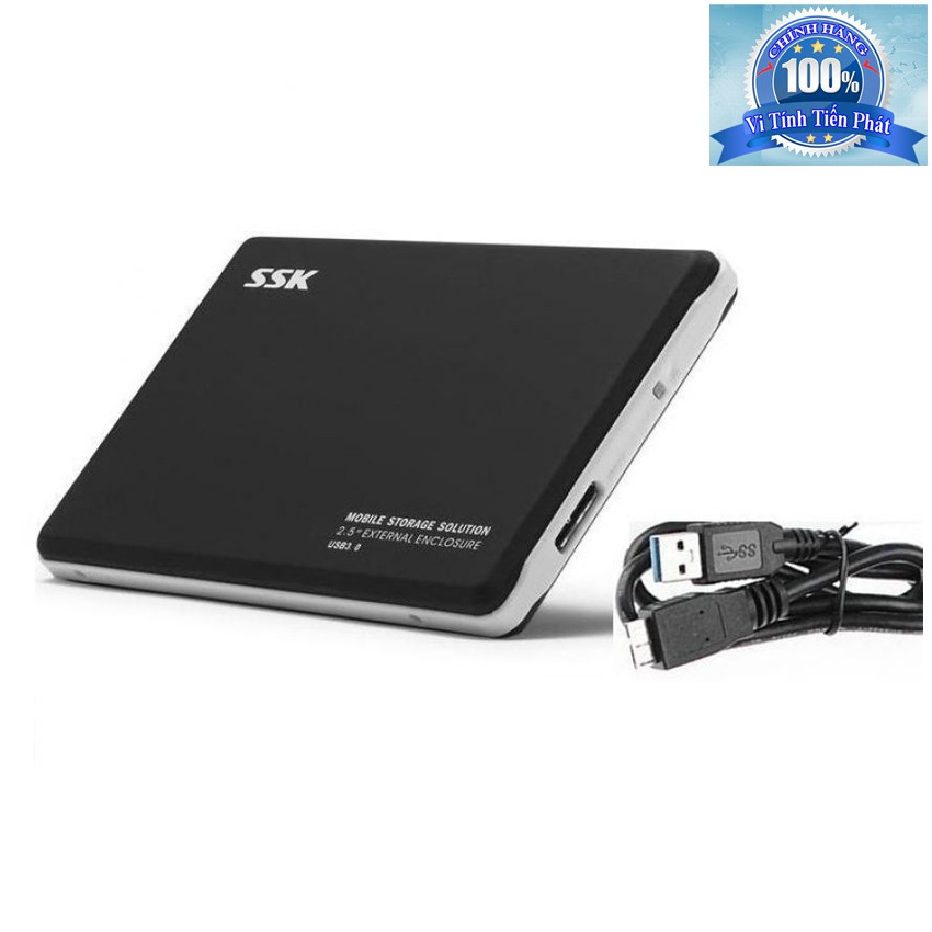 Hộp đựng ổ cứng SSD và HDD Box 3.0 SSK HE-V300 2.5inch