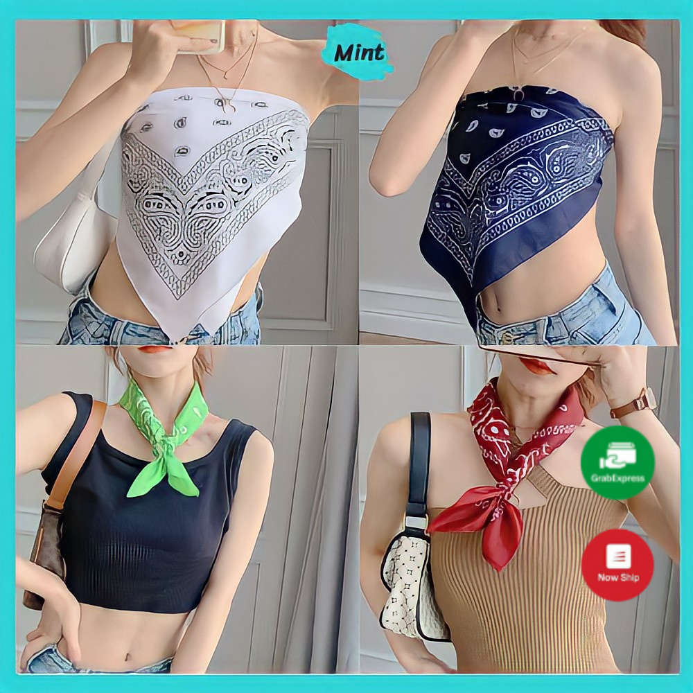 Khăn Vuông Lớn ❤️FREESHIP❤️ Khăn Turban Phong Cách Retro Thời Thượng Hàn Quốc