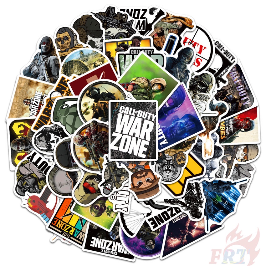 Bộ 100 miếng sticker hình game call of duty thời trang chống nước DIY