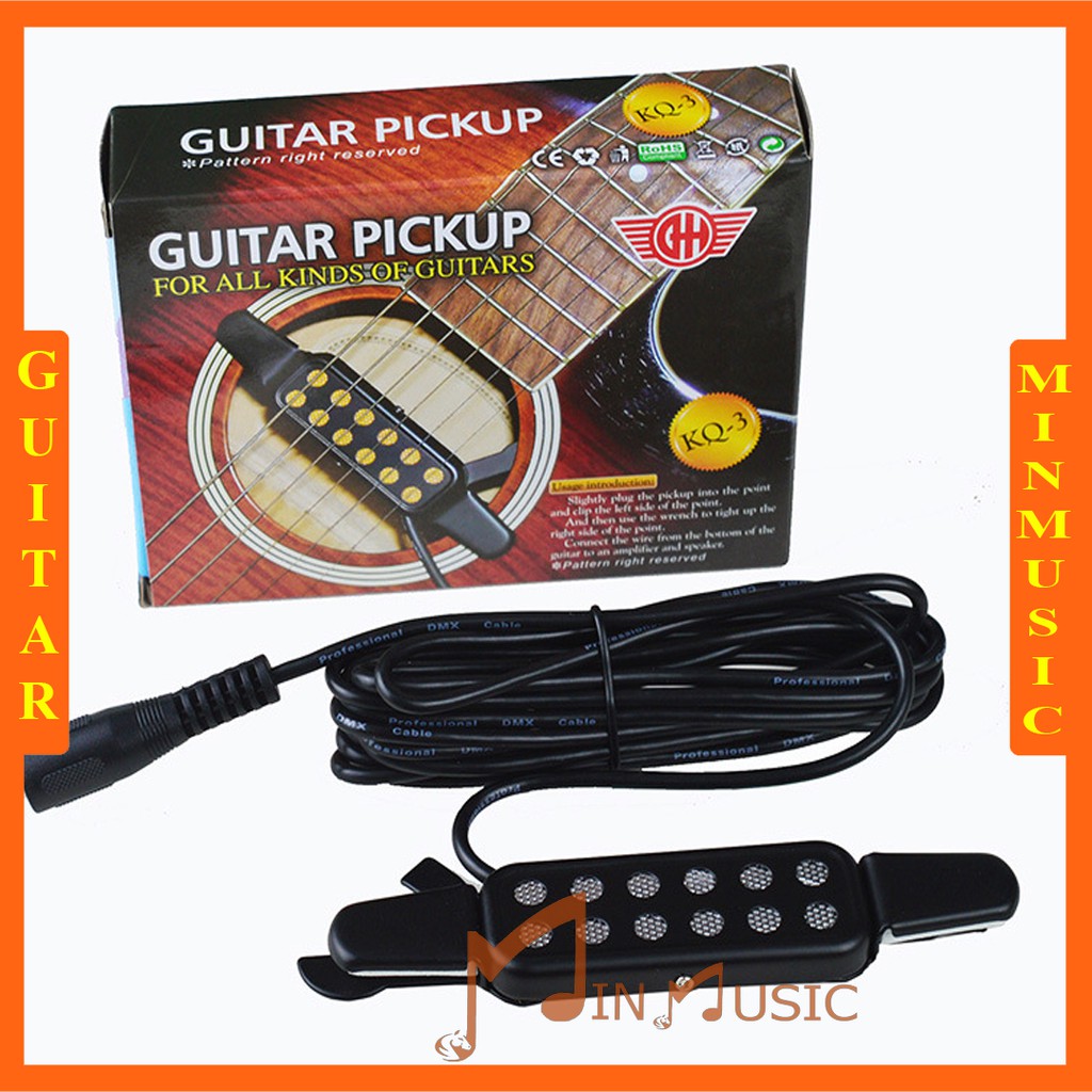 Guitar Pickup KQ-3 ( gắn vào loa cho âm thanh to rõ )