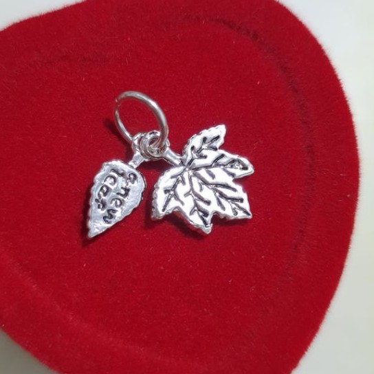 Charm bạc 925 lá thông