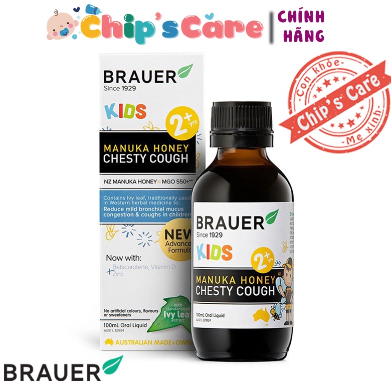 Brauer Chesty cough cho bé từ 2 tuổi