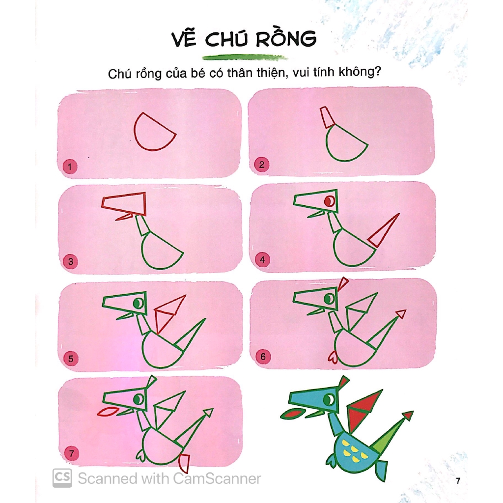 Sách - Tập Vẽ Cùng Các Hình Khối Đơn Giản - Phát Triển Khả Năng Sáng Tạo Cho Trẻ