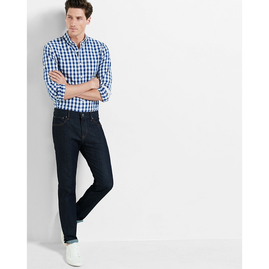 Quần Jean XANH ĐEN CLASSIC 💖 SLIMFIT 💖 chất co giãn lên dáng cực đẹp 🎯👆🏻 form slim-fit ôm vừa , co giãn💖