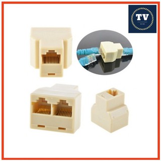 100 Đầu nối Cable mạng RJ45  1 ra 2 | 100 khẩu chia mạng 1 ra 2