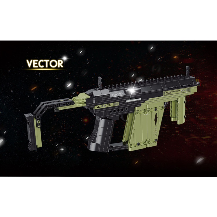 MÔ HÌNH ĐỒ CHƠI LẮP RÁP VECTOR scar mk14 m416 Đồ chơi lắp ráp Mô Hình PUBG BLOCKS sung freefire