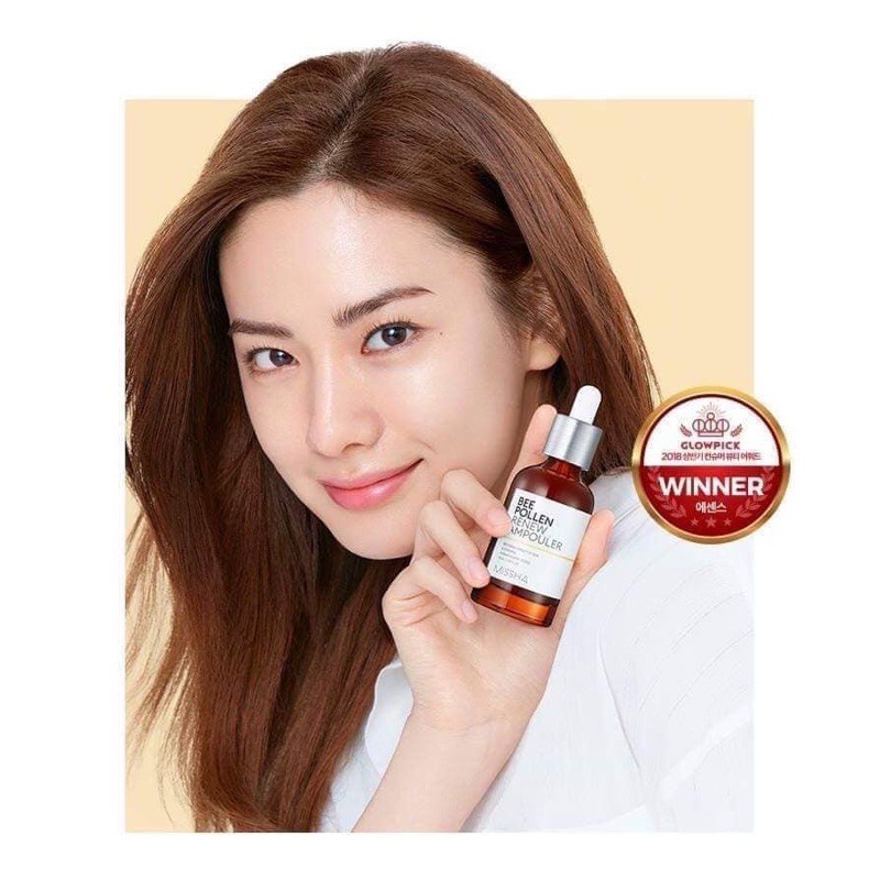 Tinh chất dưỡng da Missha Bee Pollen Renew Ampouler Hàn Quốc