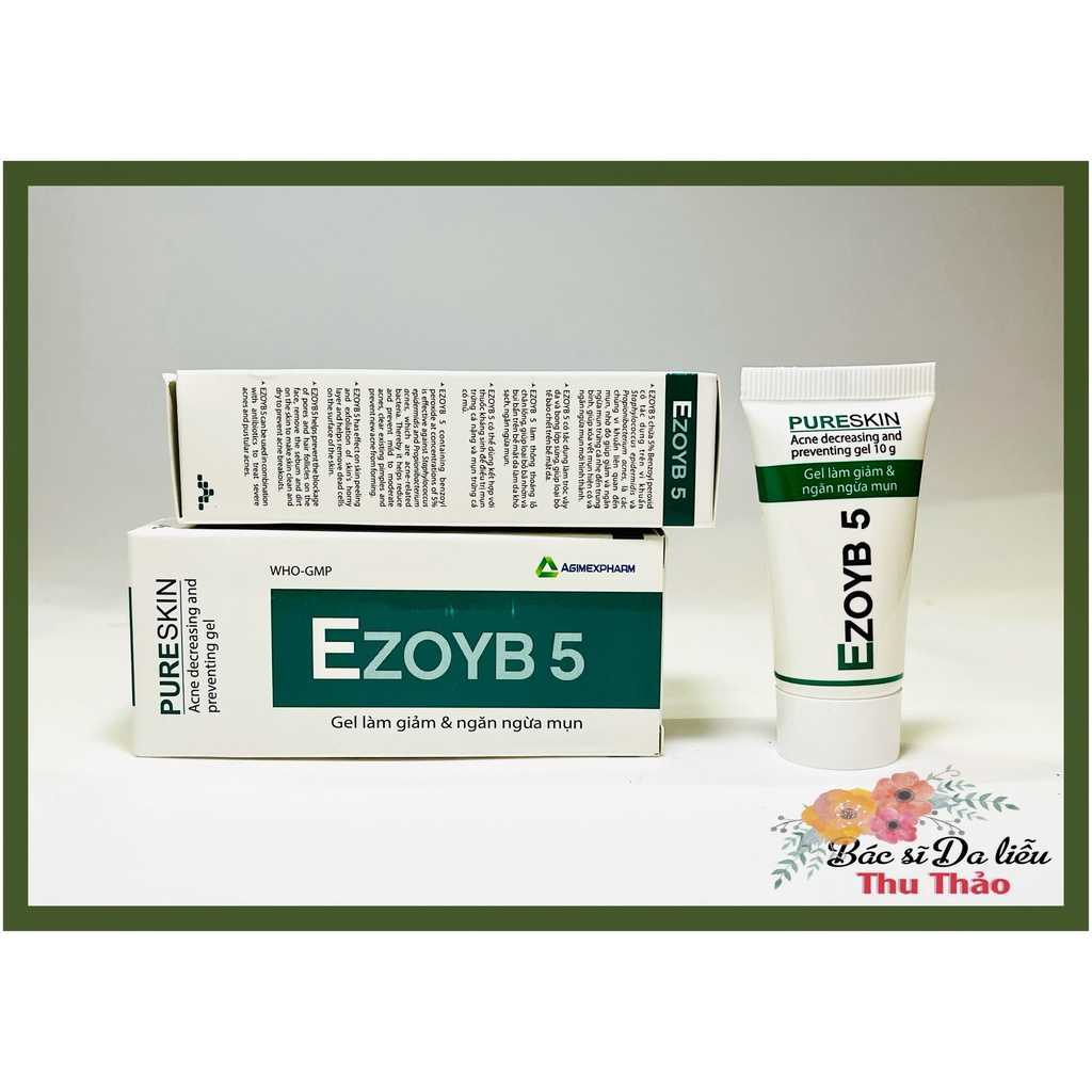 [10g] GEL GIẢM MỤN  EZOYB 5 (BENZOYL PEROXIDE - BPO 5%) | BigBuy360 - bigbuy360.vn