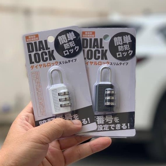 Khóa số vali Dial Lock - Hàng nội địa Nhật Bản