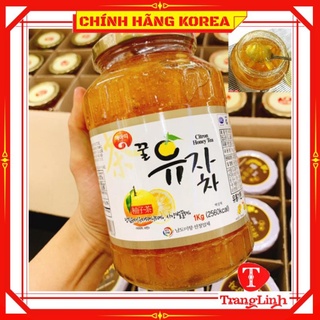 Mật ong chanh hàn quốc MasilRaon lọ 1kg - Trà chanh mật ong chính hãng