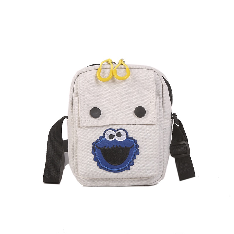 Túi Đeo Chéo Đựng Điện Thoại Họa Tiết Sesame Street Đáng Yêu