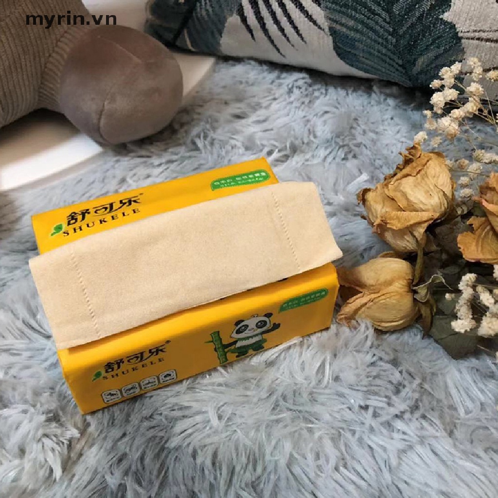 Bộ 60 Khăn Giấy Ăn Bằng Tre Tự Nhiên Mềm Mại Mới