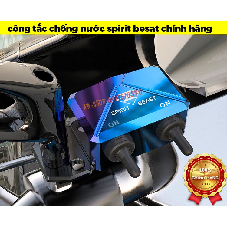 🥇 công tắc CNC spirit beast chính hãng full box . gắn đèn trợ sáng,chân gương 🥇