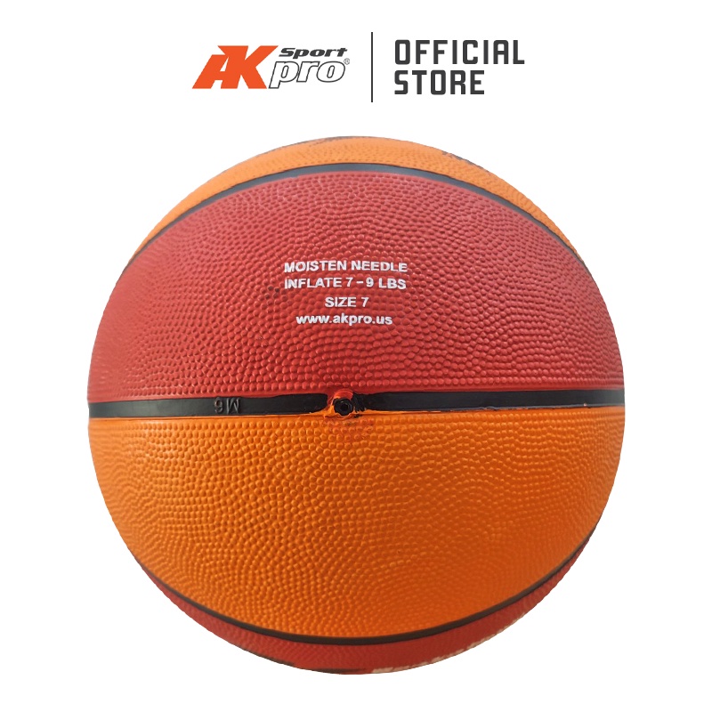 Bóng rổ Cao su AKpro ABX2 số 5, 6, 7 - Tặng kim bơm - Chính hãng