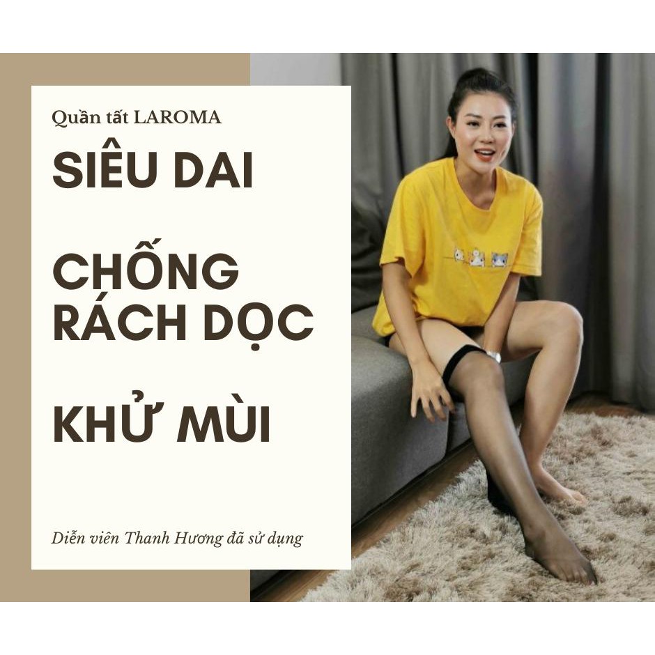 LAROMA combo 4 quần tất mỏng 15D siêu dai