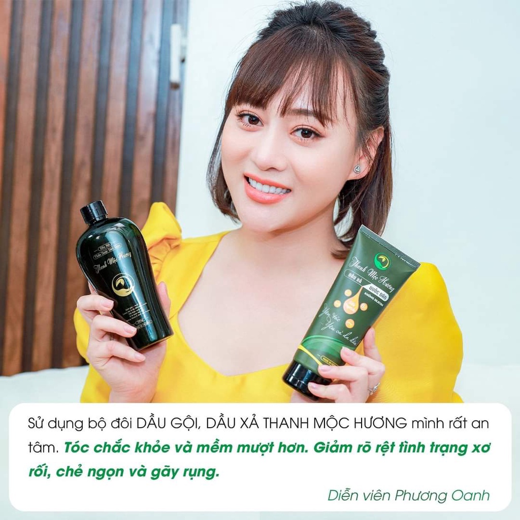 Dầu xả phục hồi tóc hư tổn chẻ ngọn gãy rụng THANH MỘC HƯƠNG chính hãng 200ml