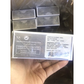 NƯỚC HOA nam 𝑪𝒓𝒆𝒆𝒅 𝑨𝒗𝒆𝒏𝒕𝒖𝒔 𝑪𝒐𝒍𝒐𝒈𝒏𝒆 100ml⭐️