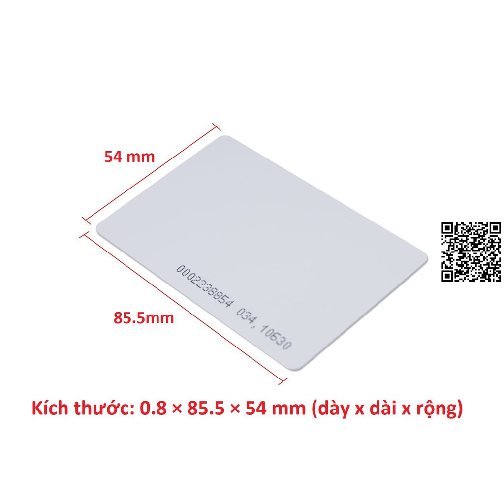 Thẻ Từ RFID Tần Số 125Khz Màu Trắng 572