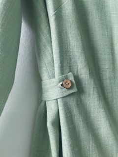 [Handmade] Đầm sơ mi linen