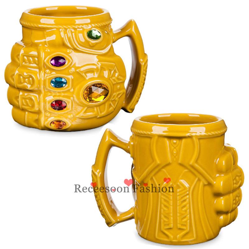 Cốc uống nước thiết kế găng tay vô cực Thanos độc đáo tiện dụng