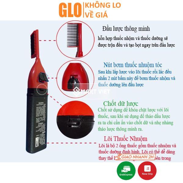 Lược Chải Nhuộm Đen Tóc Thông Minh 100ml Cực Kỳ Dễ Sử Dụng