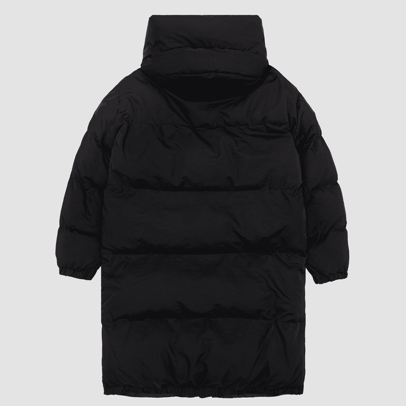 Áo khoác phao dáng dài 1991 Cotton Hooded Padded Jacket