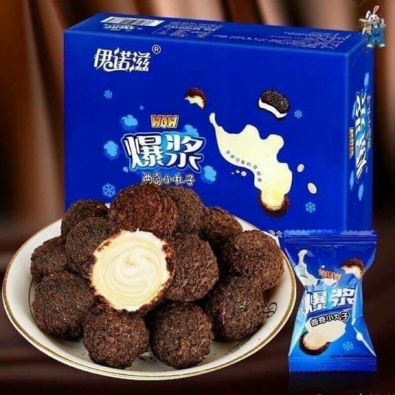 HỘP 330gr  Bánh Oreo socola nhân chảy 3 lớp SIÊU NGON