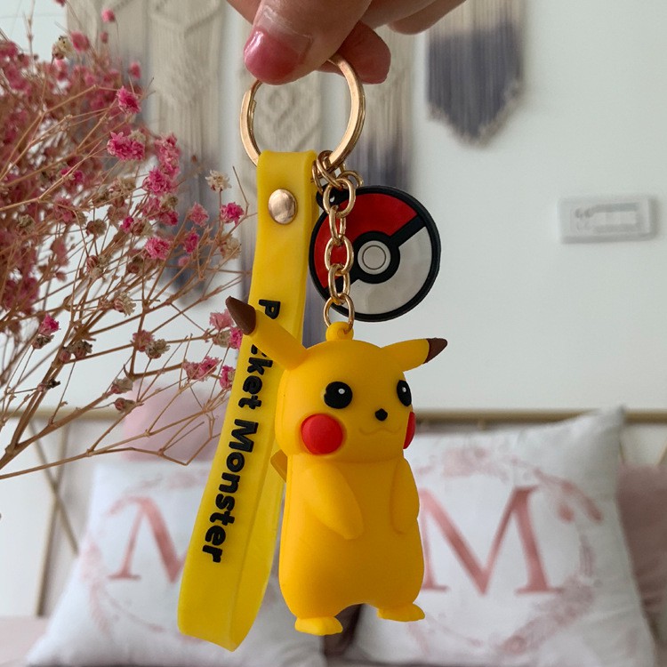 Móc Khóa Hình Pokemon Pikachu Dễ Thương