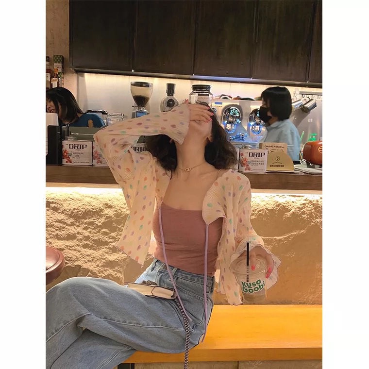 Bán Chạy!F &amp; X Áo Thun Lụa Lạnh Tay Dài Chống Nắng Mùa Hè 2021 Phong Cách Mới Dễ Phối Đồ Cho Nữ