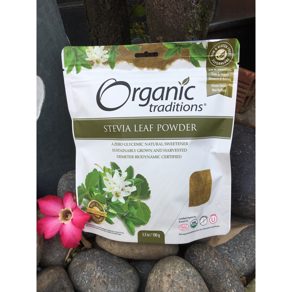 Đường Cỏ Ngọt Hữu Cơ Organic Traditions 100g (V)