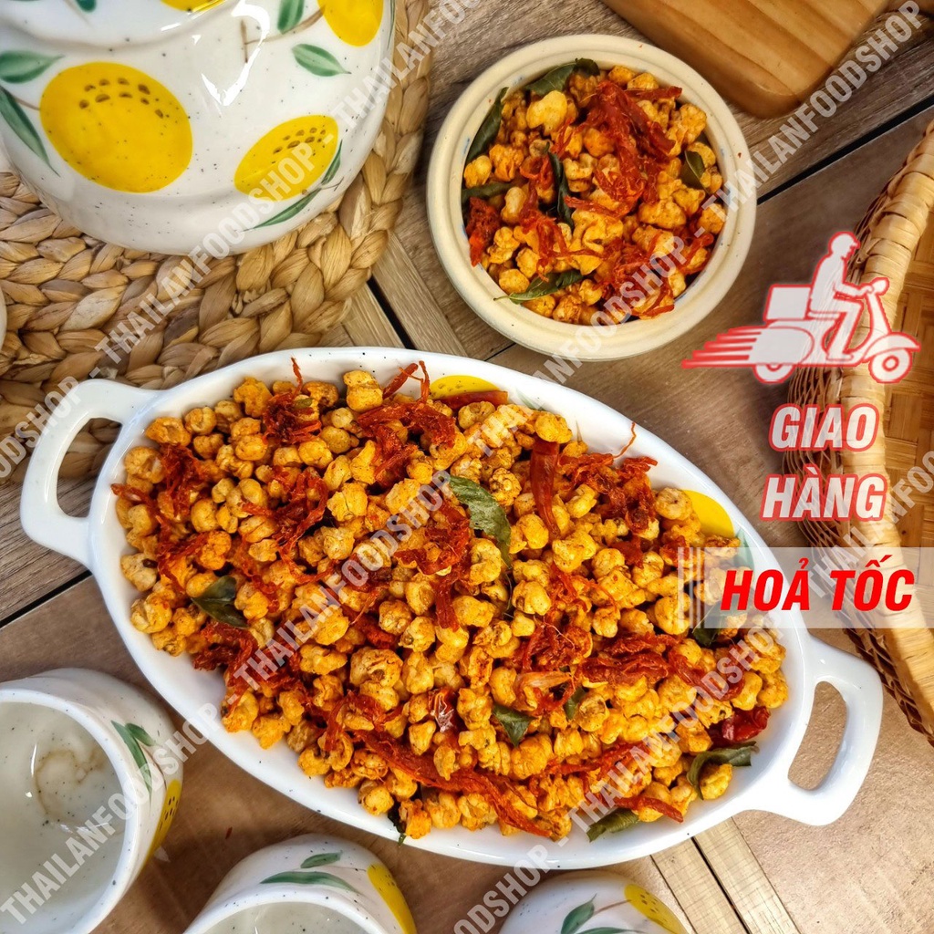 Bắp Rim Khô Bò Lá Chanh Lon 300gr