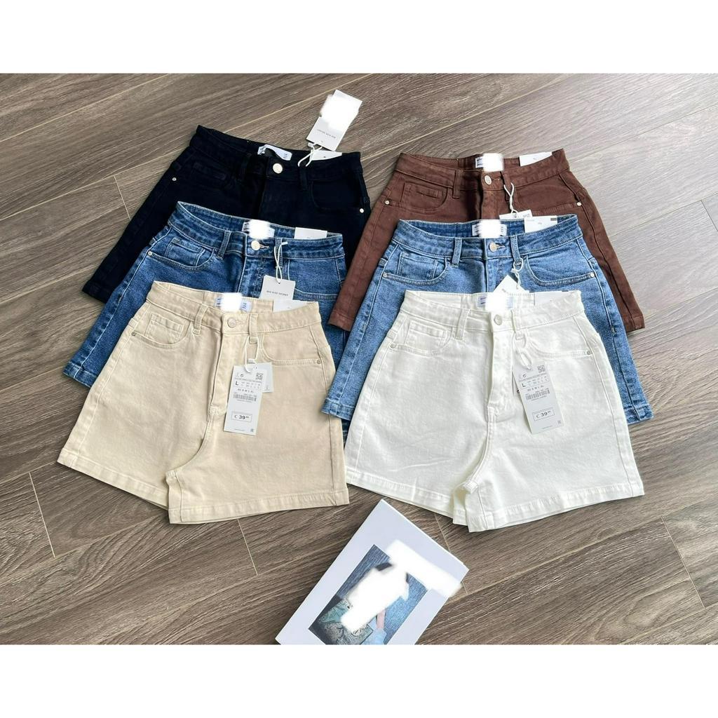 Quần đùi nữ Xịn Store quần short chất jean dày dặn co giãn 17052304