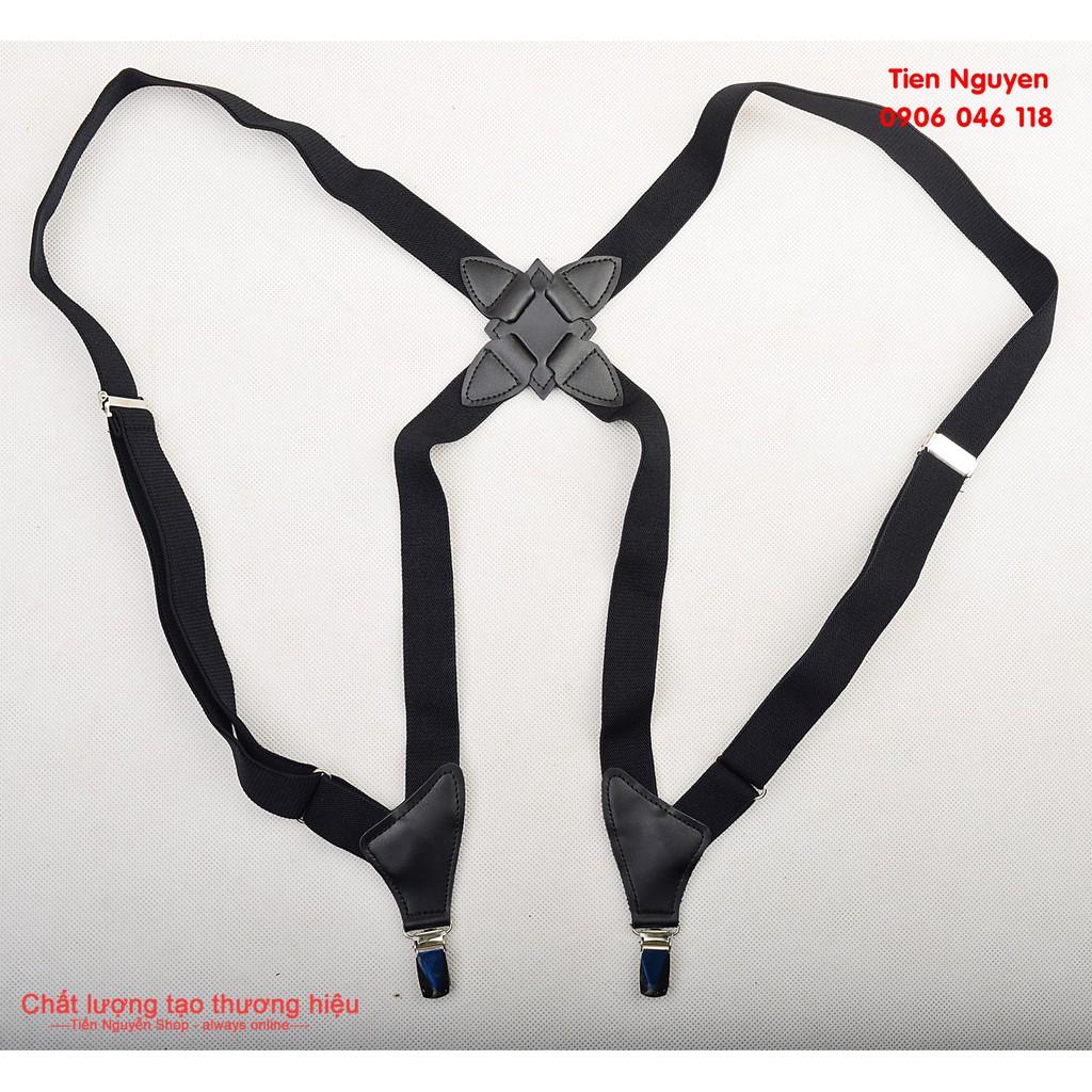 Đai Đeo quần 2 Kẹp, bản nhỏ 2.5cm - Holster Suspender