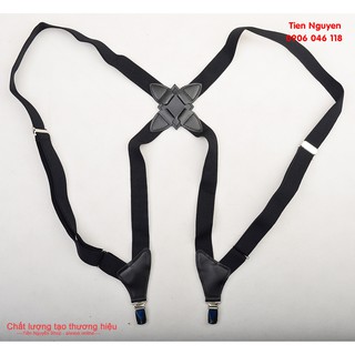 Đai Đeo quần 2 Kẹp, bản nhỏ 2.5cm - Holster Suspender