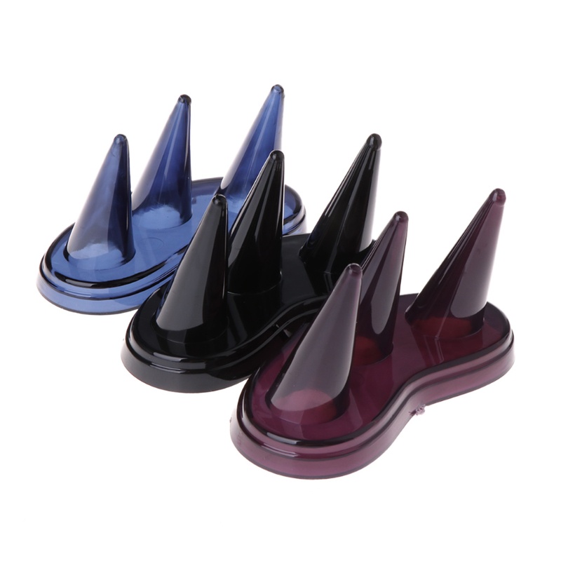 Giá Trưng Bày Nhẫn 3 Ngăn Màu Đen Tiện Dụng