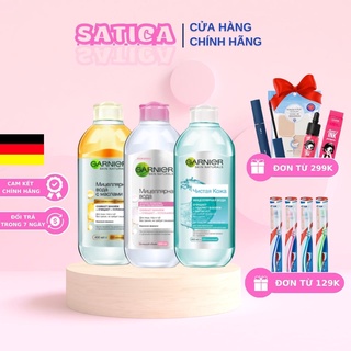 Nước Tẩy Trang Garnier Không Cồn Cho Da Mụn, Dầu, Nhạy Cảm, Khô 400ml [HÀNG CHÍNH HÃNG]