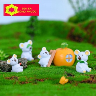 #HOT - Gấu Túi Koala xanh lá - Phụ kiện tiểu cảnh trồng sen đá, xương rồng, cây phong thuỷ - Sen đá Đông Phước