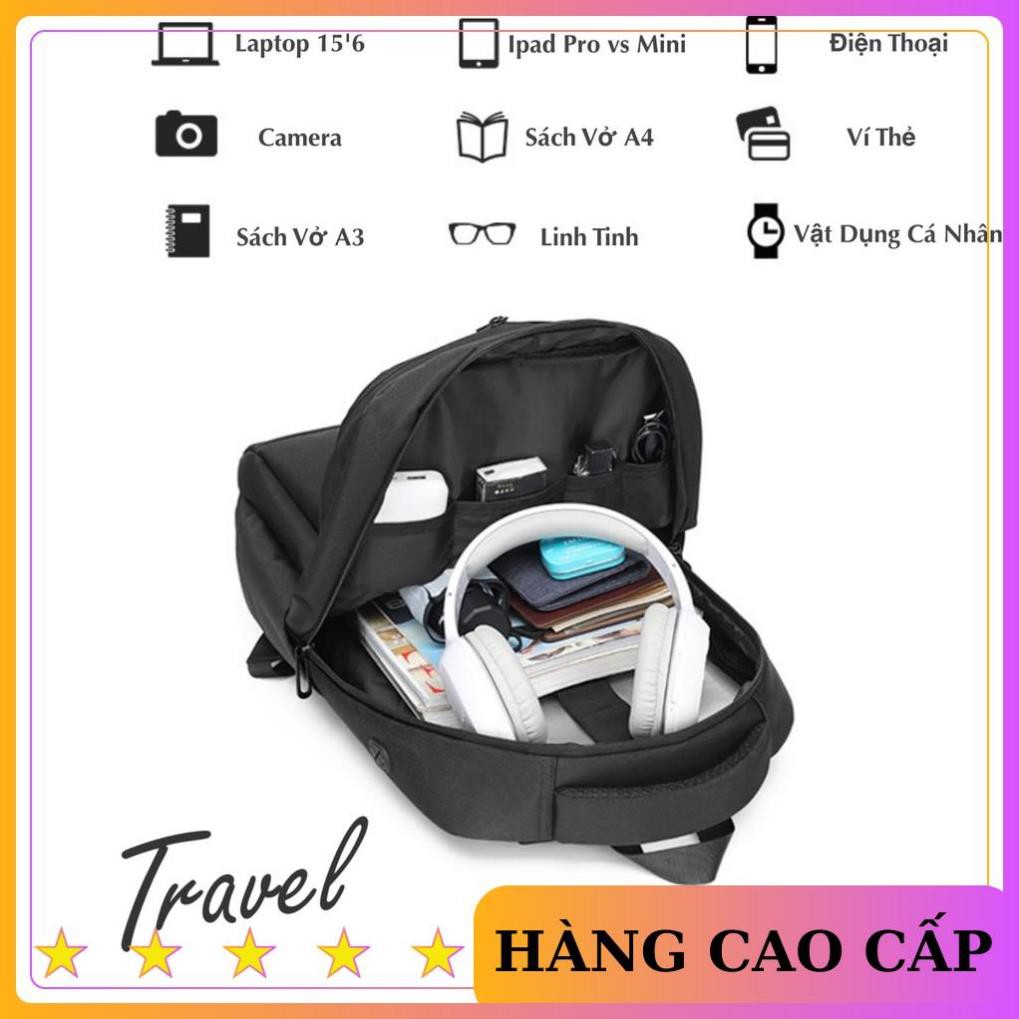 Balo Nam, Ba Lô Công Sở, Laptop, Chống Sốc, Chống Thấm Nước, Đi Chơi, Du Lịch - BLN010