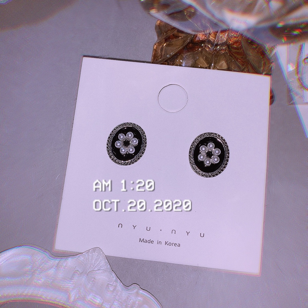 Nhẫn Hở Điều Chỉnh Được Kích Thước Phong Cách Hàn Quốc Màu Đen 22854