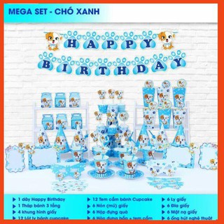 Sét Mega trang trí sinh nhật giá tốt hàng chất