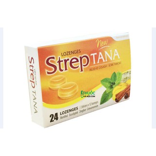 Kẹo Strep Tana ngậm ho, viêm họng thảo dược