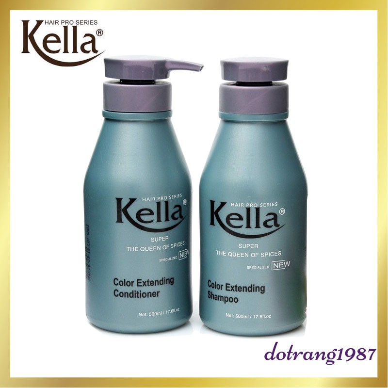 Combo Dầu Gội + Dầu Xả Kella Dành Cho Tóc Màu 500ml